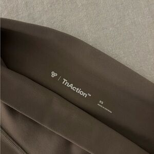 Aritzia TNAction High-Waist Flare Leggings in Taupe